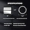 Ipower 14 inch ducting 25 feet long + pair of clams GLDUCT14X25C - alternate 5